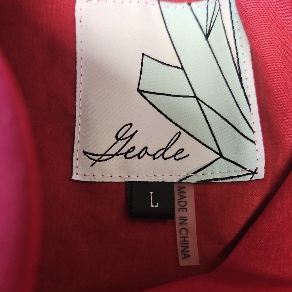 Geade/Elegant  Red Dress Women's L Burgundy . - Picture 6 of 7